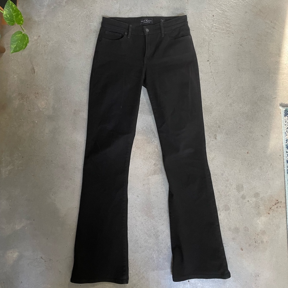 Lucky Brand Ava Boot Cut Black Jeans